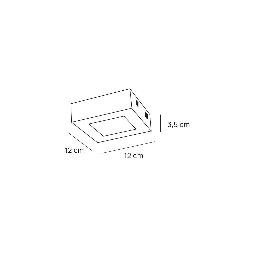 VIRGO Plafoniera LED quadrata bianca CCT regolabile disponibile in varie misure Vivida luce Plafoniere
