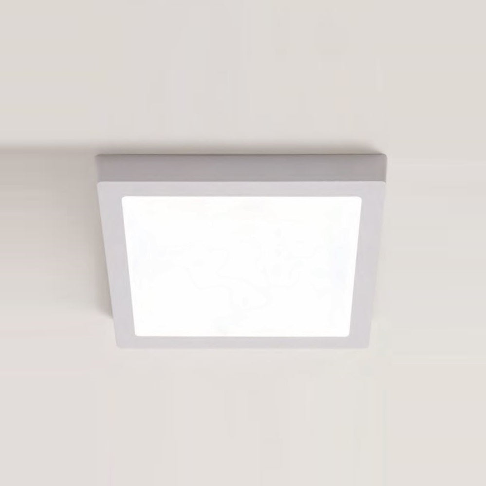 VIRGO  Plafoniera LED quadrata bianca  24W  CCT regolabile Vivida luce Plafoniere