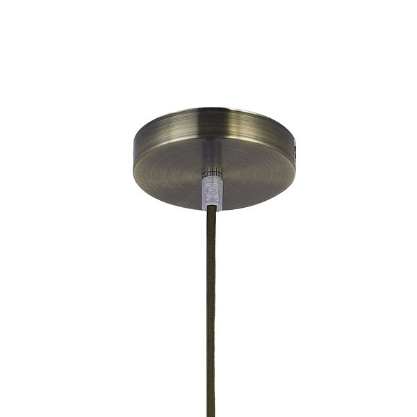Vivida bulbs e27  lampholder, cavo 1.5mt coffe wire,d100, brass color