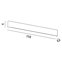 Thumbnail for Perenz Way – applique LED biemissione in 4 misure